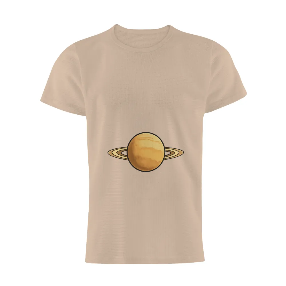 Tee Shirts Printed: Explore the Wonders of Saturn|lost in space skeleton shirt