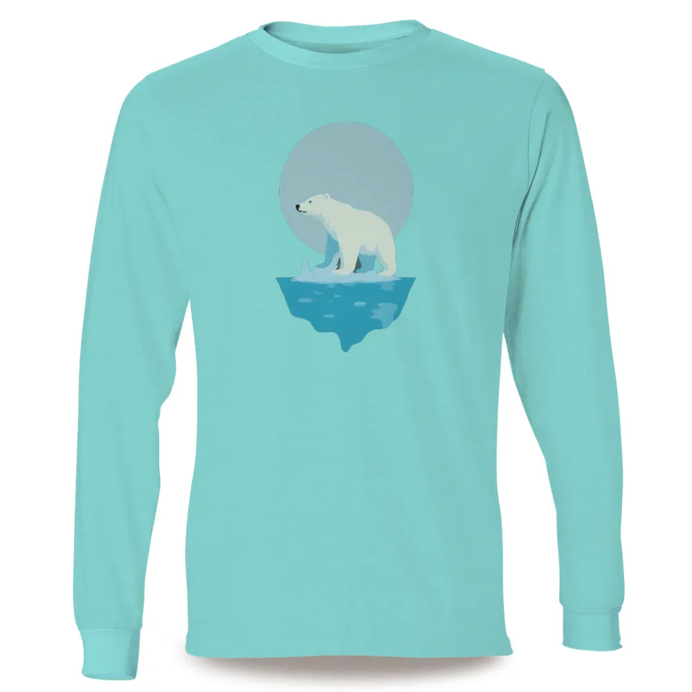 Polar Bear T-Shirts Design: Resilience in the Arctic|wildlife t shirt online