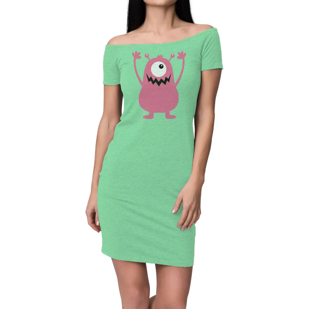 TShirt Design: Pink Monster Zippy - Whimsical Happiness|cyanide and happiness shirt