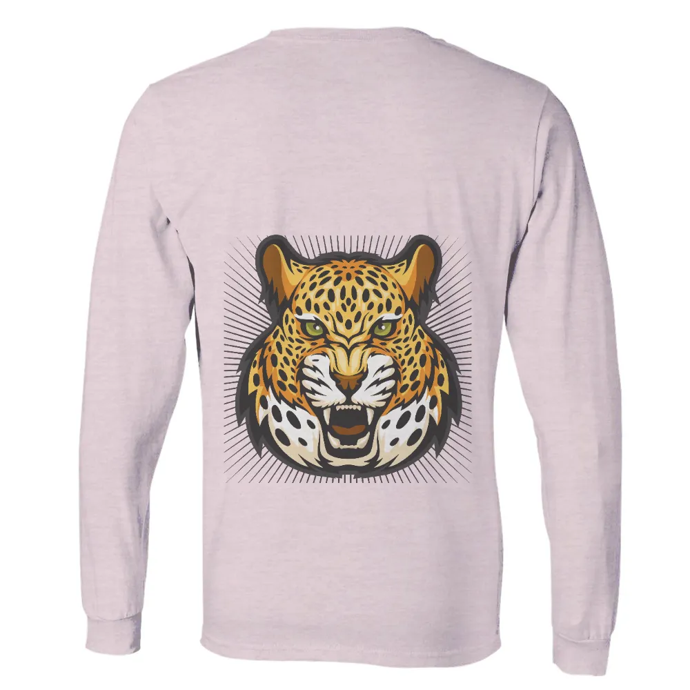 T-Shirts Custom: Fierce Cheetah Power - Artistic Design|shirt bit design