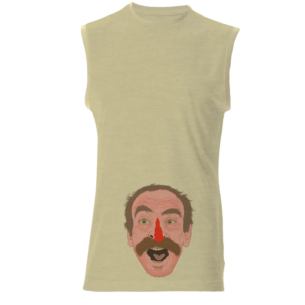 T-Shirts Custom: Whimsical Clown Caricature - Funny & Quirky Design|amazon red nose day t shirts