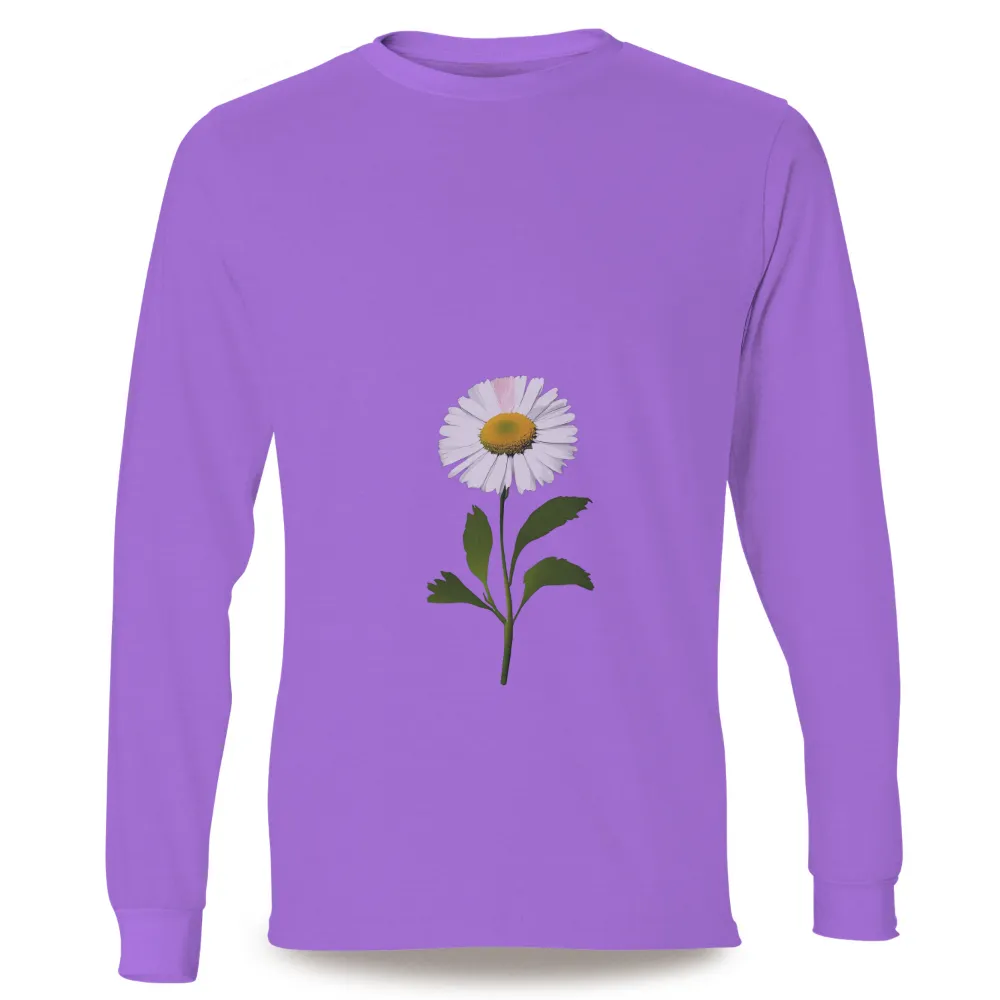 Custom Tee Shirts: Unique Daisy - Artistic Design|ganpati t shirt pattern design