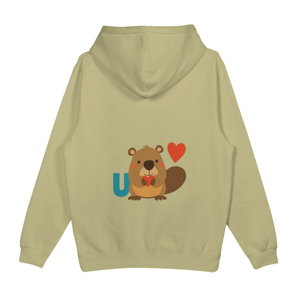 Customized Tee Shirts: Benny the Beaver - A Symbol of Love and Friendship|bleached heart shirt