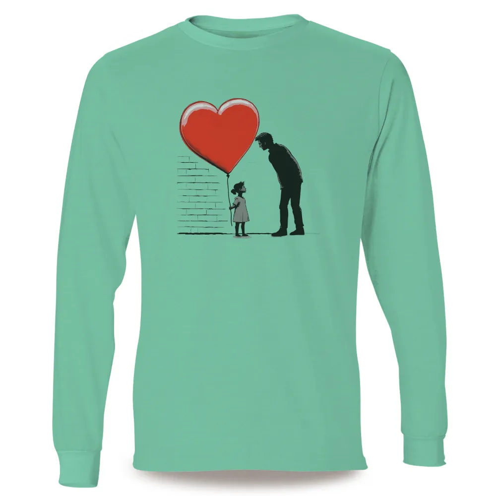 TShirt Printing: Heartfelt Moments - Love and Protection|women's long sleeve uv protection golf shirts