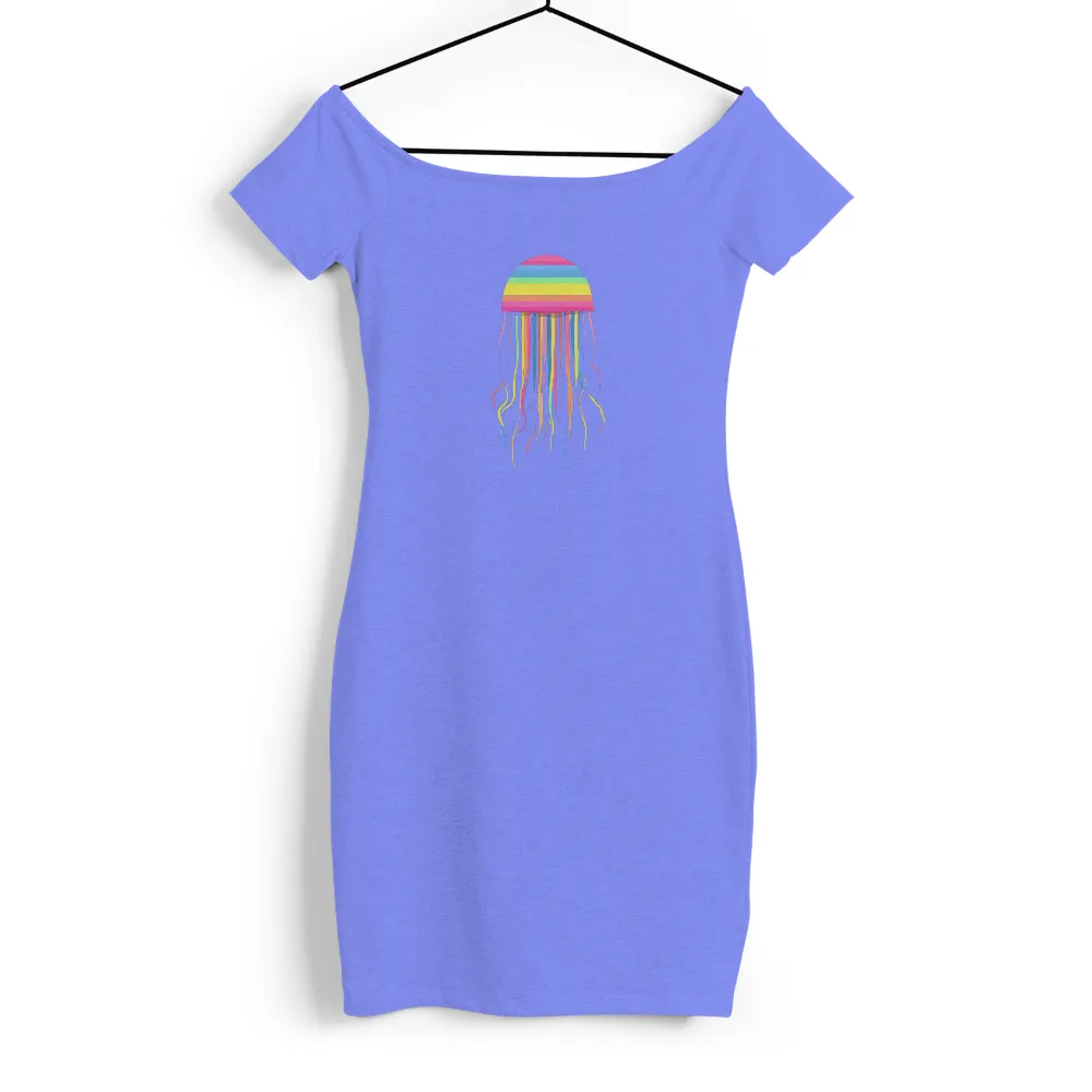 Custom Tee Shirts: Embrace Diversity with Jolly the Rainbow Jellyfish|rainbow vlone shirt