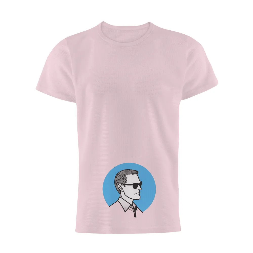 T-Shirts Design: Enigmatic Detective in Blue|t shirt black and white roblox