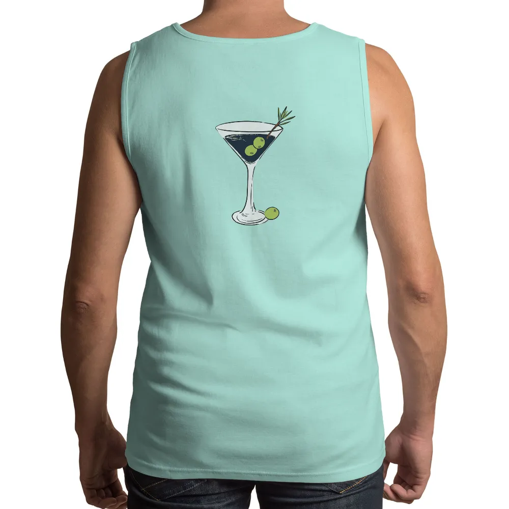 Tee Shirts Printed: Elegant Martini Night - Relaxation and Sophistication|sriracha hot bar mitzvah shirt