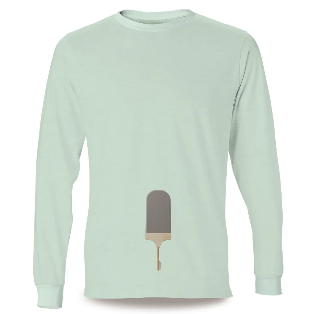 TShirt Design: Minimalist Ice Cream Pop - Nostalgia and Modern Elegance|banksy street art t shirts