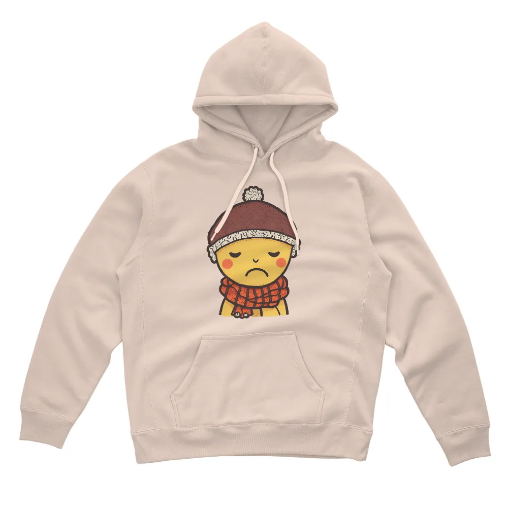 TShirt Printing: Winter Warmth - Sad Milo with Beanie and Scarf|roblox winter t shirt