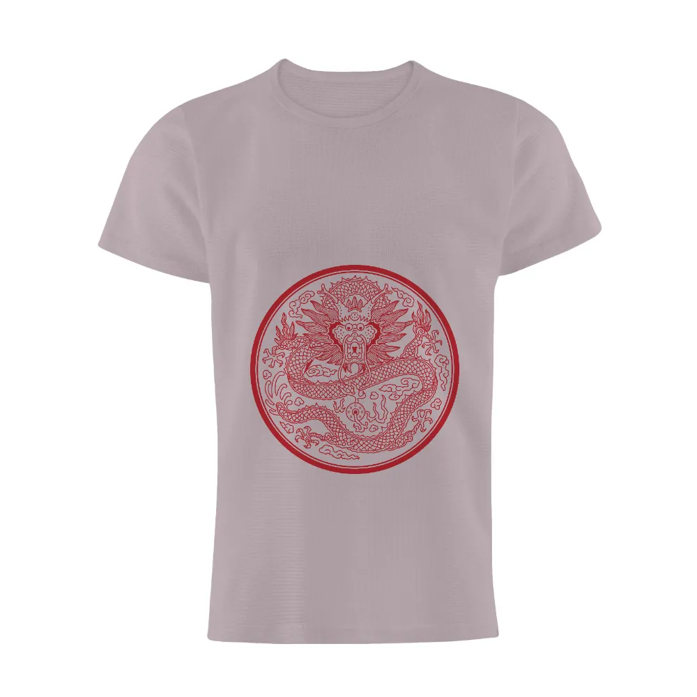 Graphic Tees: Majestic Chinese Dragon - Artistic Designs|the new day feel the power t shirt