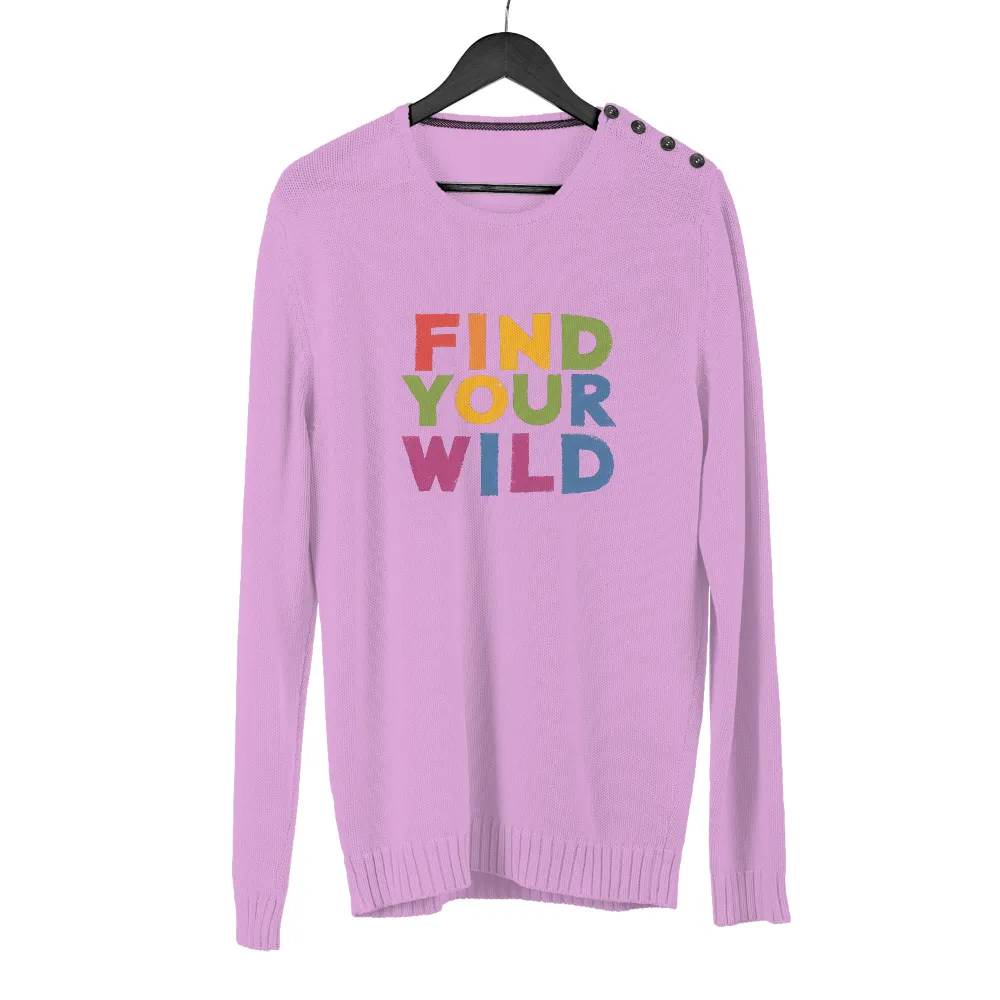 Custom T-Shirt Printing: Find Your Wild - Adventure, Inspiration & Exploration| find your wild