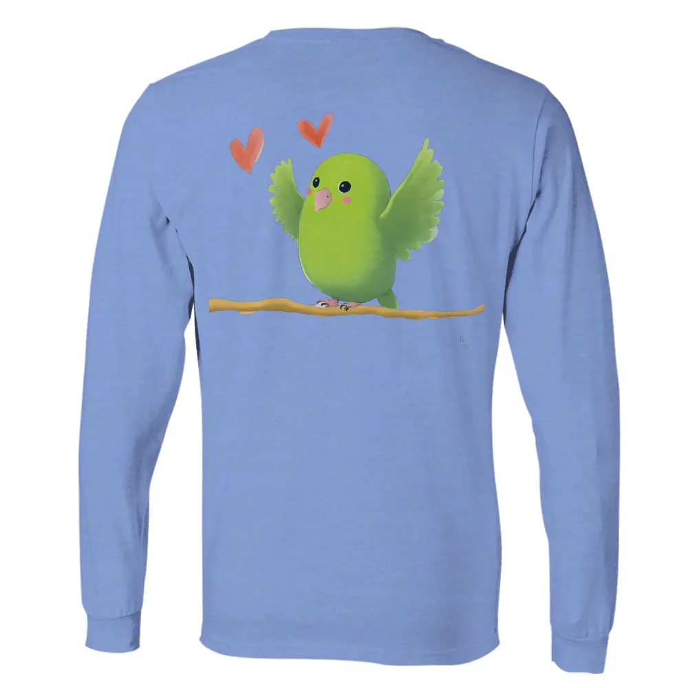 Custom Tee Shirts: Spread Love and Joy with Pip the Green Bird|cute easter tops