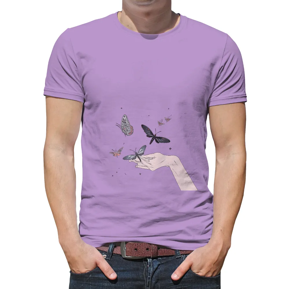 Custom Tee Shirts: Embrace Nature's Beauty with Butterflies|freedom march t shirt