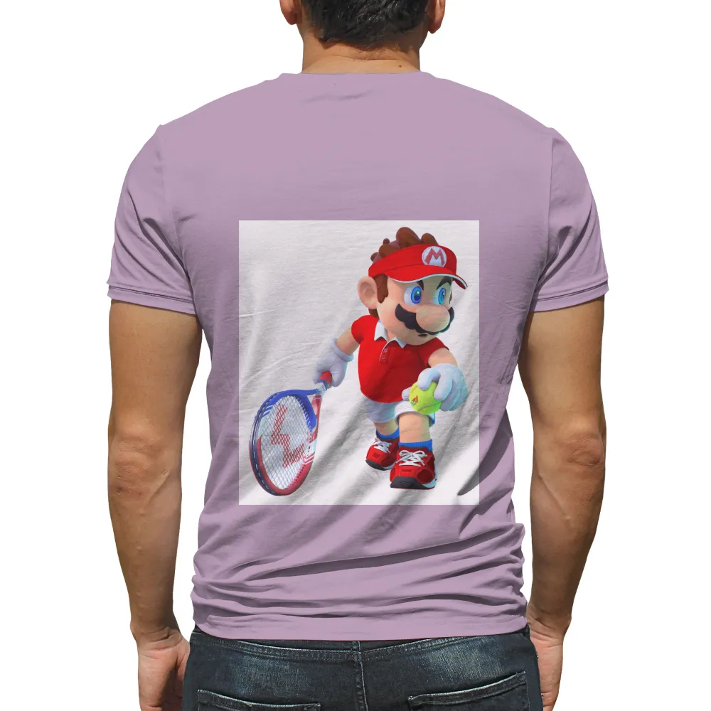 T-Shirt Printing: Mario Tennis - Celebrate Sportsmanship and Competition|mario father's day shirt