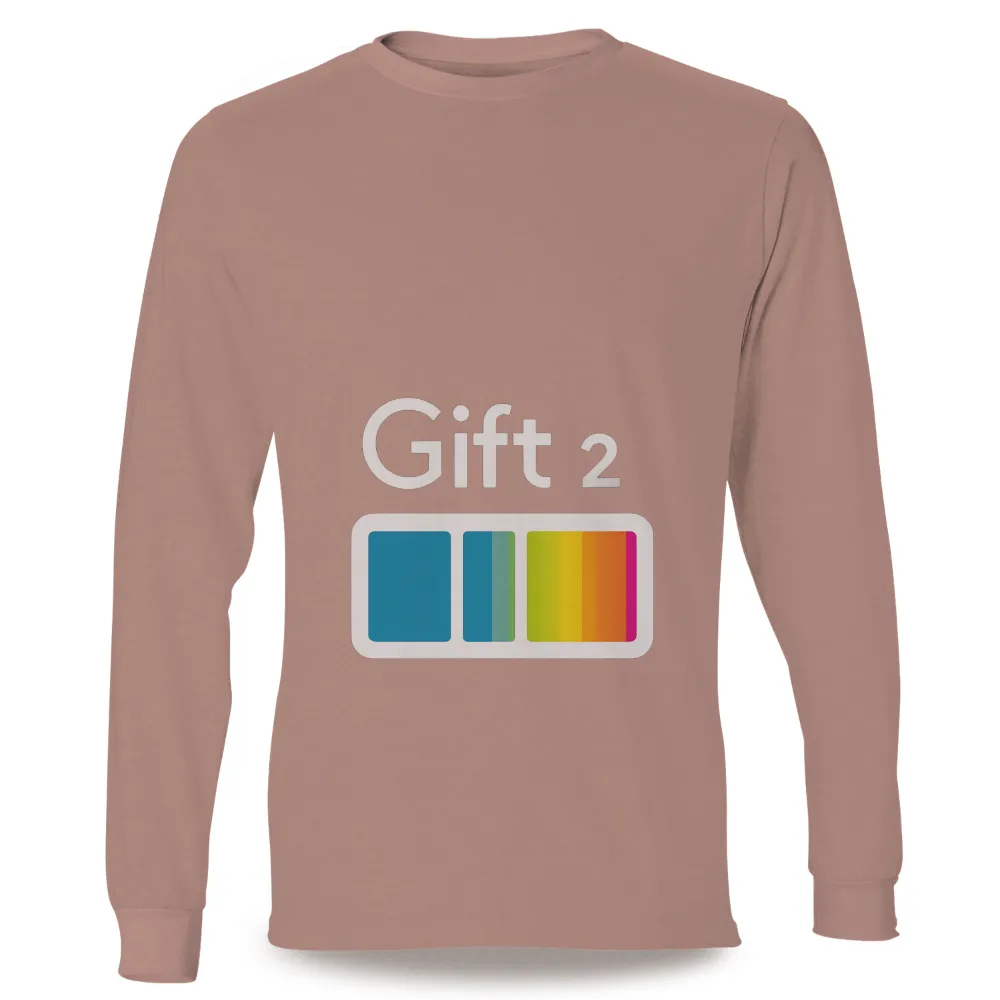 T-Shirts Custom: Celebrate Life Moments with Vibrant Gift 2 Design|white shirt with rainbow heart