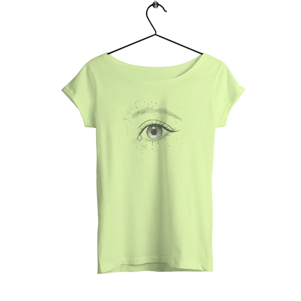 T-Shirts Design: Cyber Eye - A Gateway to the Digital World|digital graffiti 2022