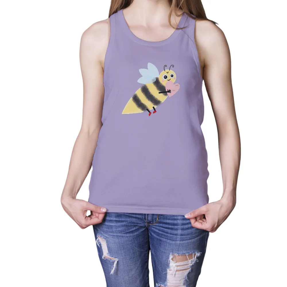 T-Shirts Custom: Spread Love with Buzzy the Bee|v neck summer t shirts