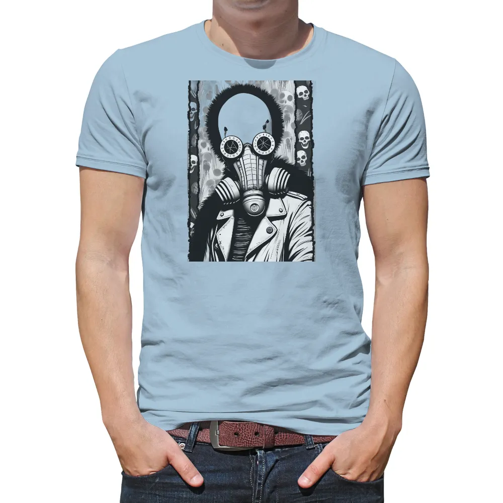 Tee Shirts Printed: Wanderer in the Post-Apocalyptic World|t shirt roblox dark