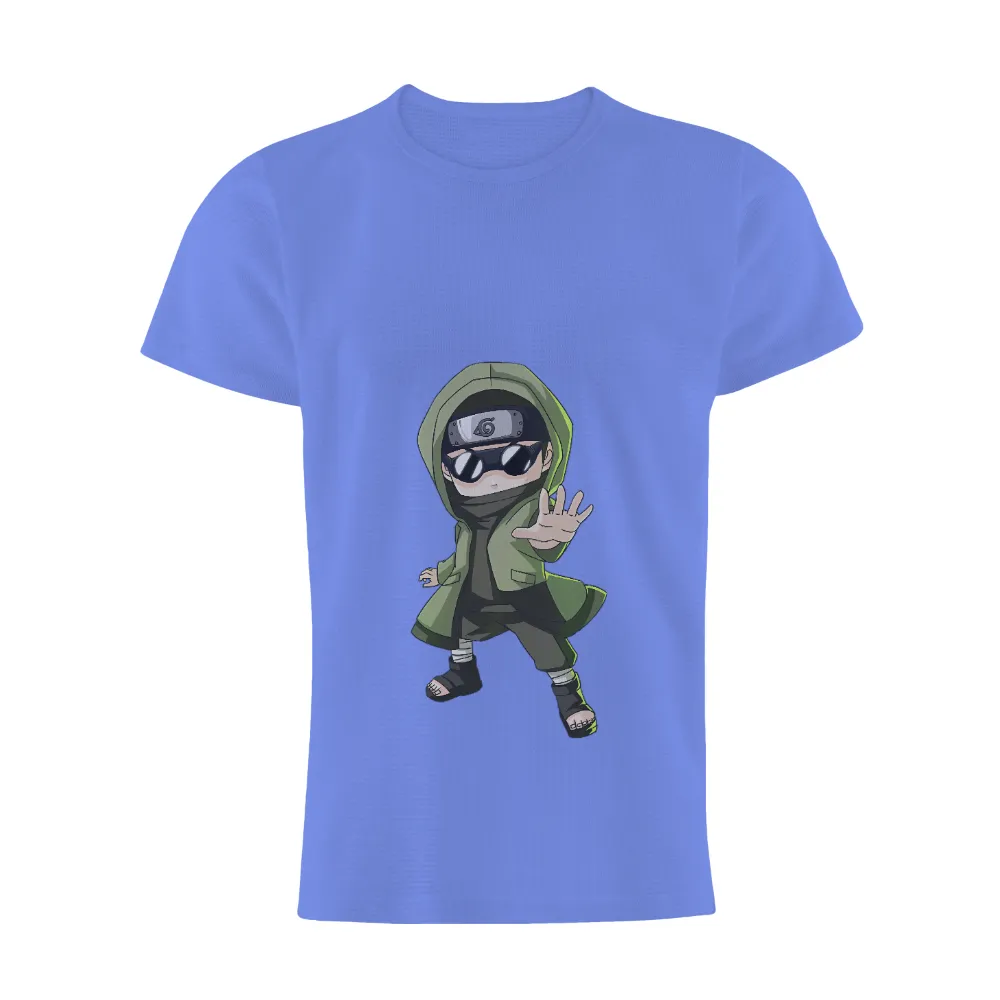 T-Shirts Design: Chibi Ninja - Anime Adventure|lime green baws shirt