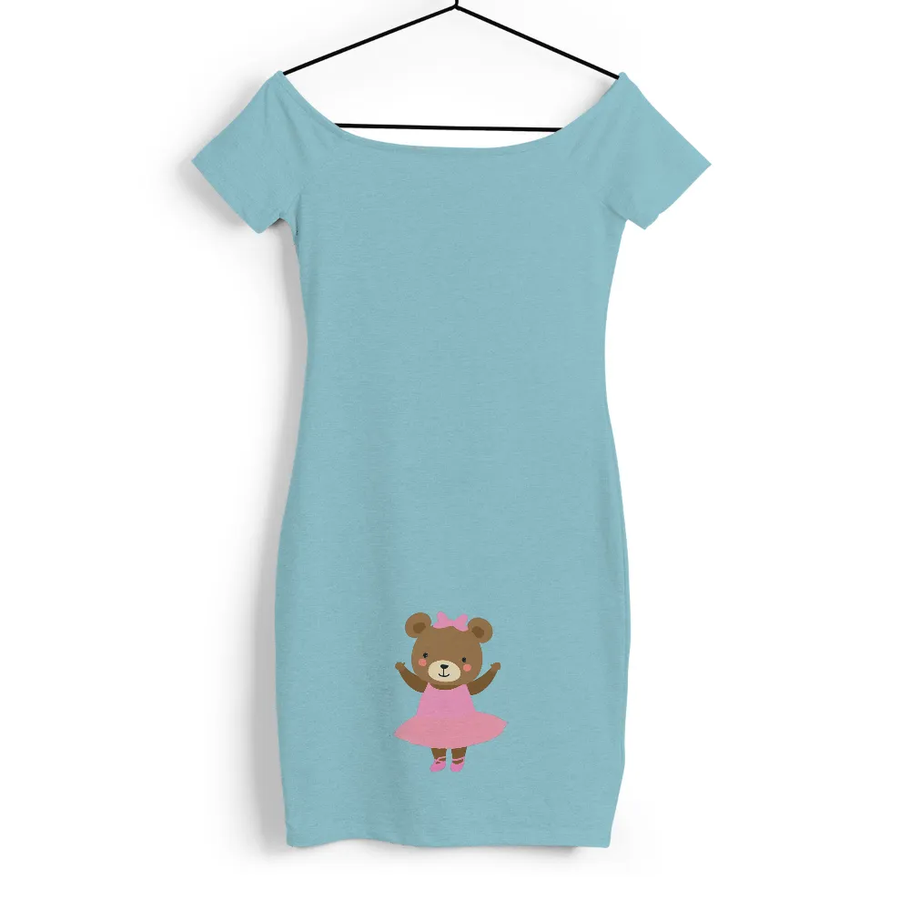 Customized Tee Shirts: Cute Bear Ballet Dancer|white cute t shirt roblox