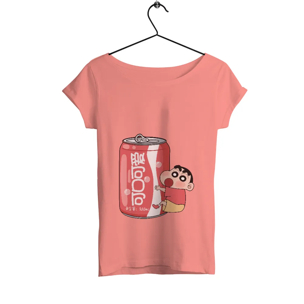 Tee Shirt Printing: Shin-chan's Soda Adventure|fun summer button down shirts