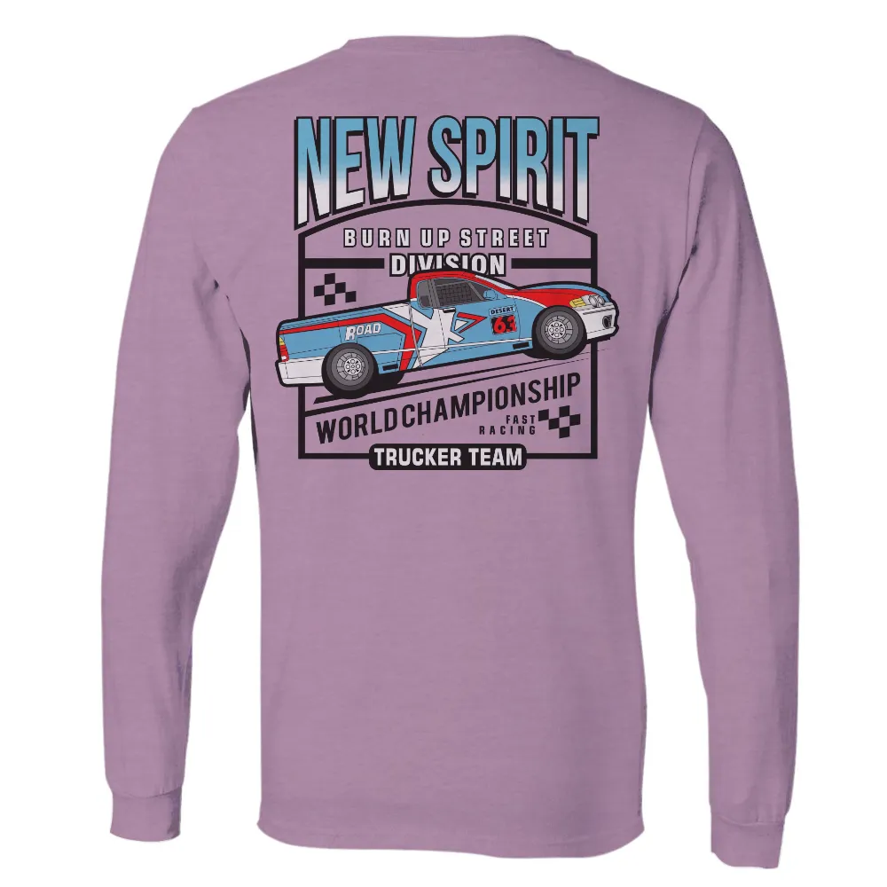 T-Shirts Custom: New Spirit Trucker Team - Speed and Adventure|nba team logo t shirt