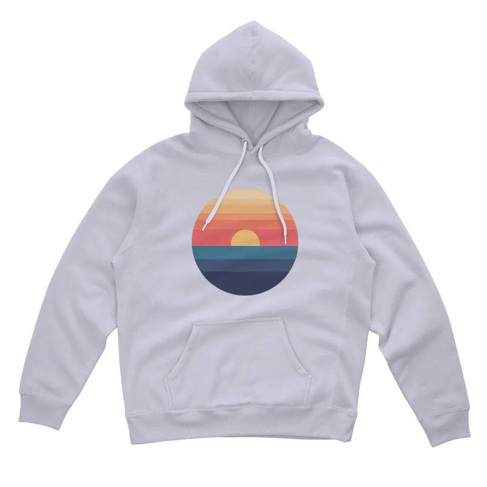 Sunset Over Ocean T-Shirts Pattern | Serenity & Hope| symbol of hope