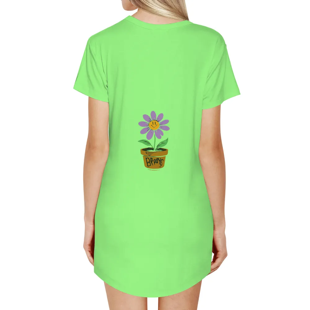 Custom T-Shirt Printing: Spread Happiness with Daisy's Smile|i just want to work in my garden t shirt