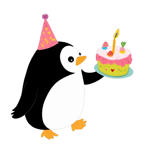 T-Shirts Pattern: Percy's Birthday Celebration with Cake and Party Hat