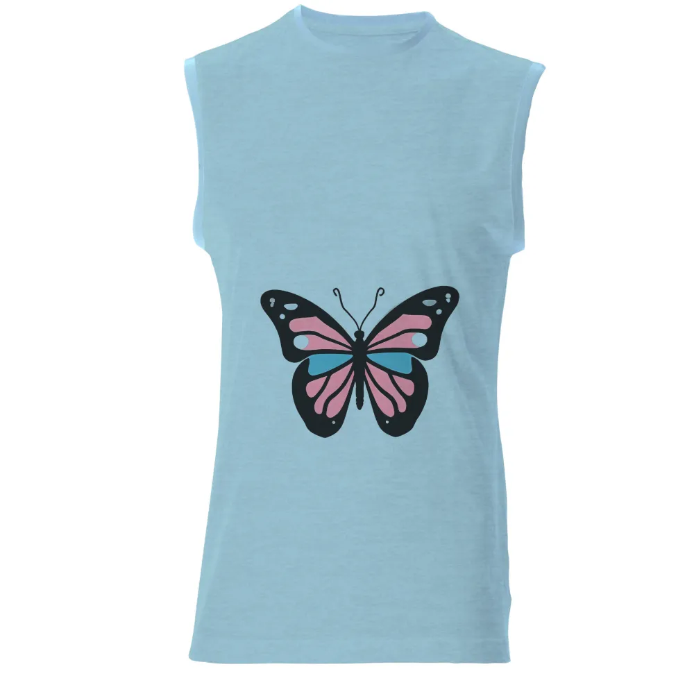 Transgender Pride Butterfly Graphic Tees|timothee chalamet butterfly shirt