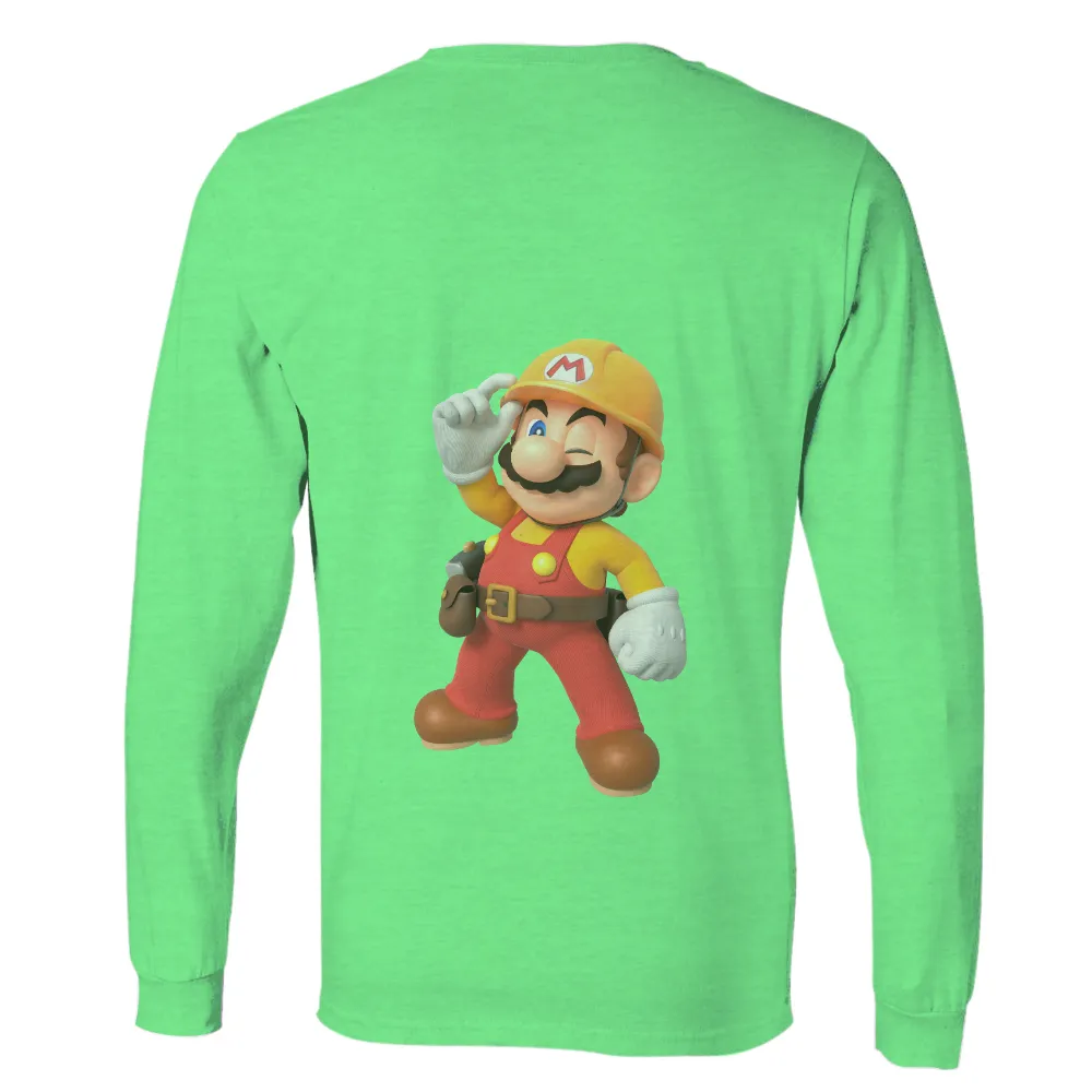 T-Shirts Custom: Celebrate Mario's Adventure with Iconic Gaming Design|my dad is my hero police shirt