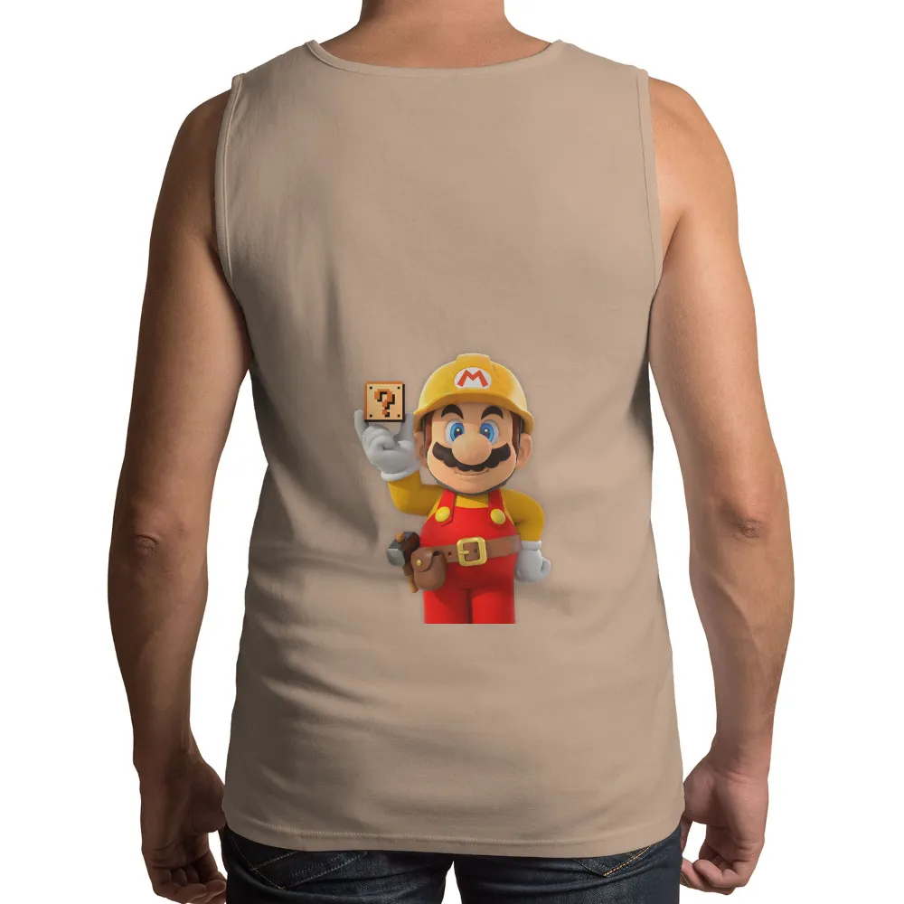 Tee Shirt Printing: Celebrate Gaming Nostalgia with Mario and Question Block Design|adventure time shirt sex