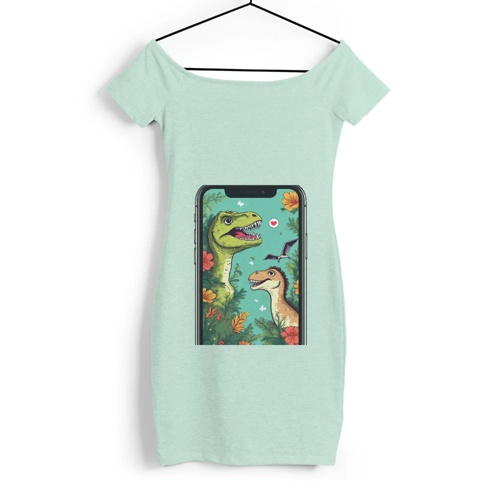 Dinosaur Friendship T-Shirt Printing: Playful Prehistoric Charm|angry birds philadelphia eagles