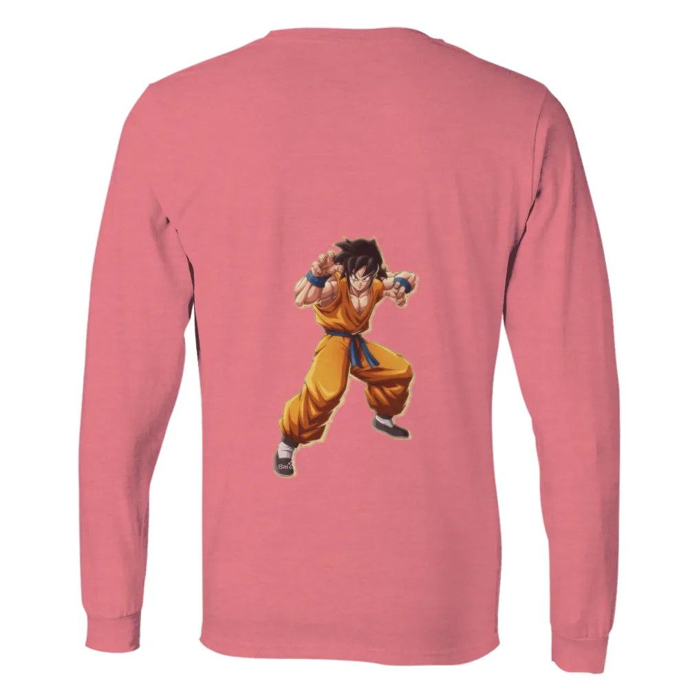 T-Shirts Custom: Goku's Iconic Fighting Stance|goku power mode t shirt