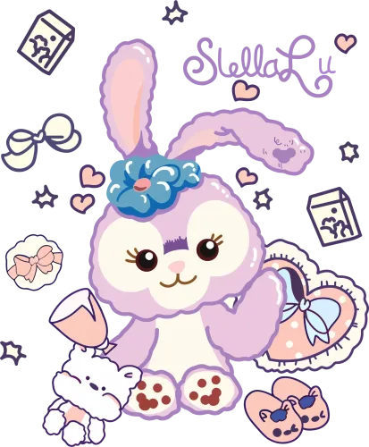 TShirt Printing: Stella the Bunny - Whimsical Charm