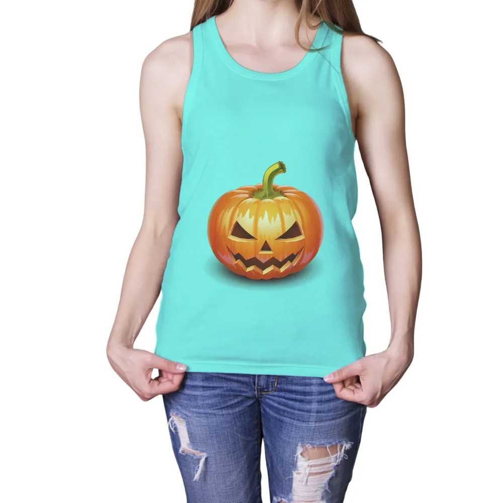 TShirt Printing: Halloween Pumpkin Art - Spooky Festive Design|2023 new year shirt design