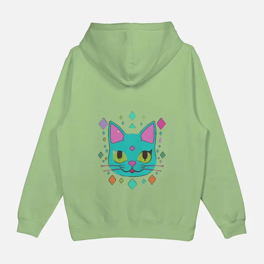 Neon Cat Retro-Futuristic Design: Playful Nostalgia Meets Modern Flair|cute roblox t shirt pink