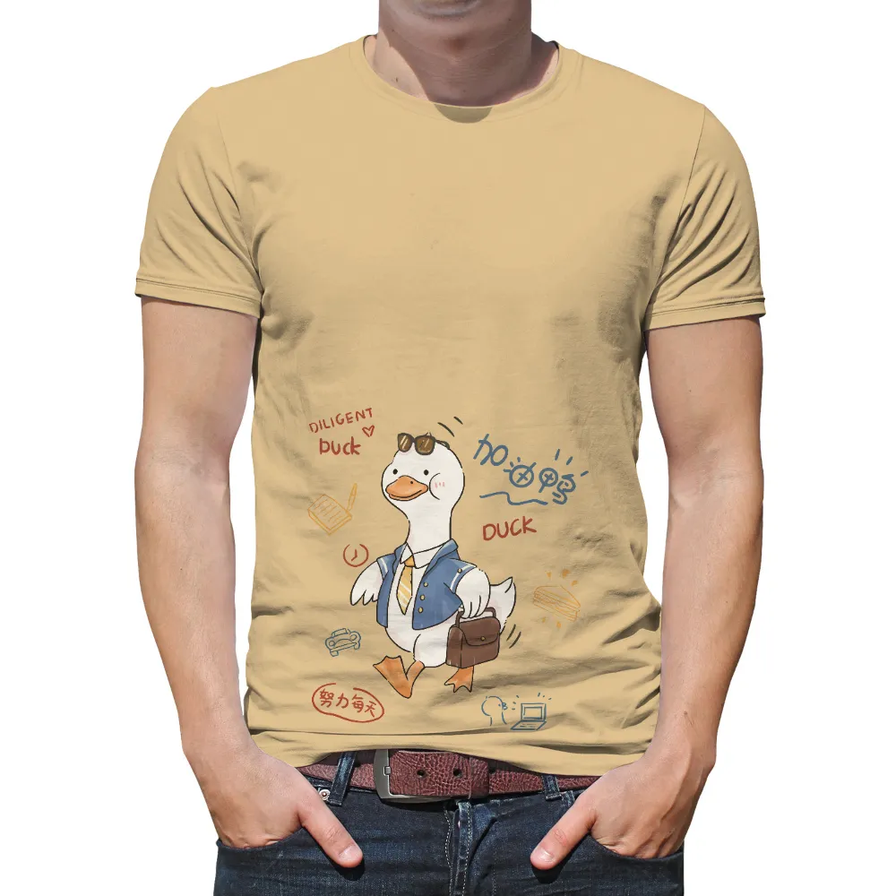 Diligent Duck T-Shirt Printing: A Blend of Humor and Professionalism|rabbit duck illusion t shirt