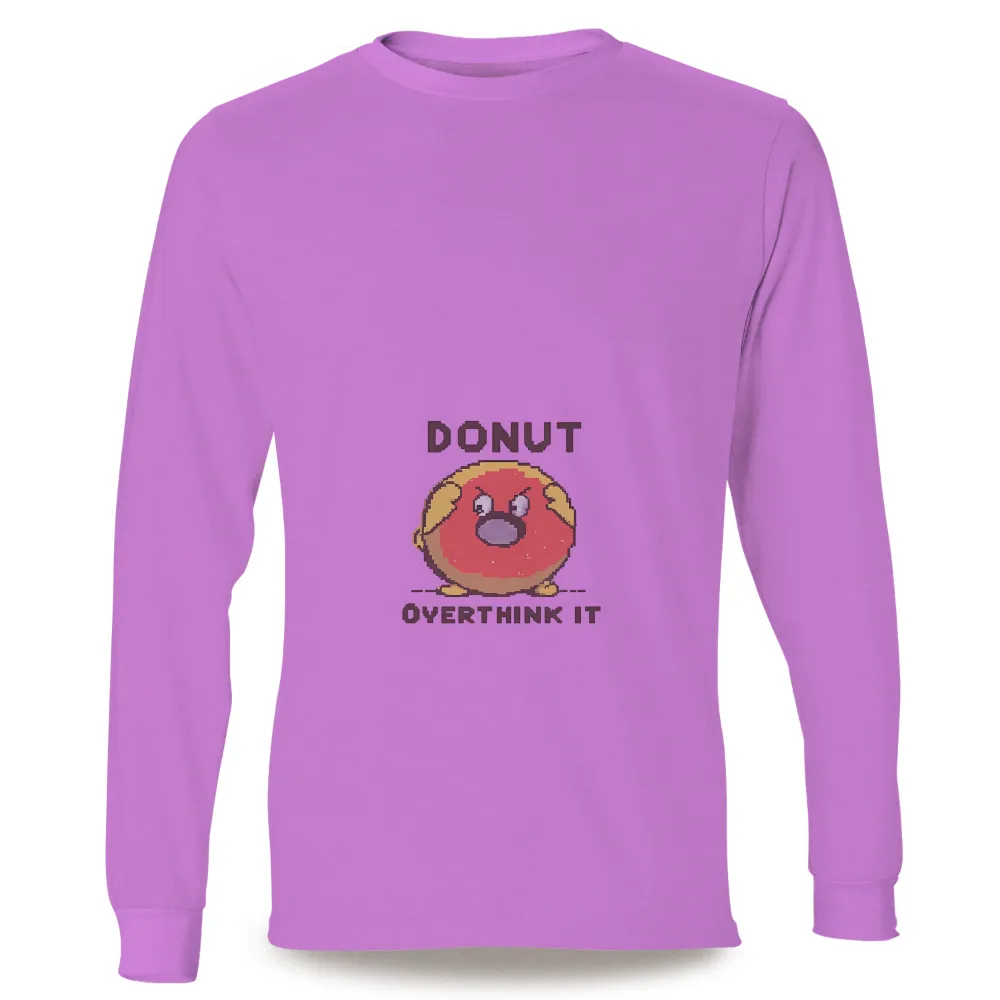 Customized Tee Shirts: Don't Overthink It with Pixel Art Donut|pittsburgh steelers retro t shirts