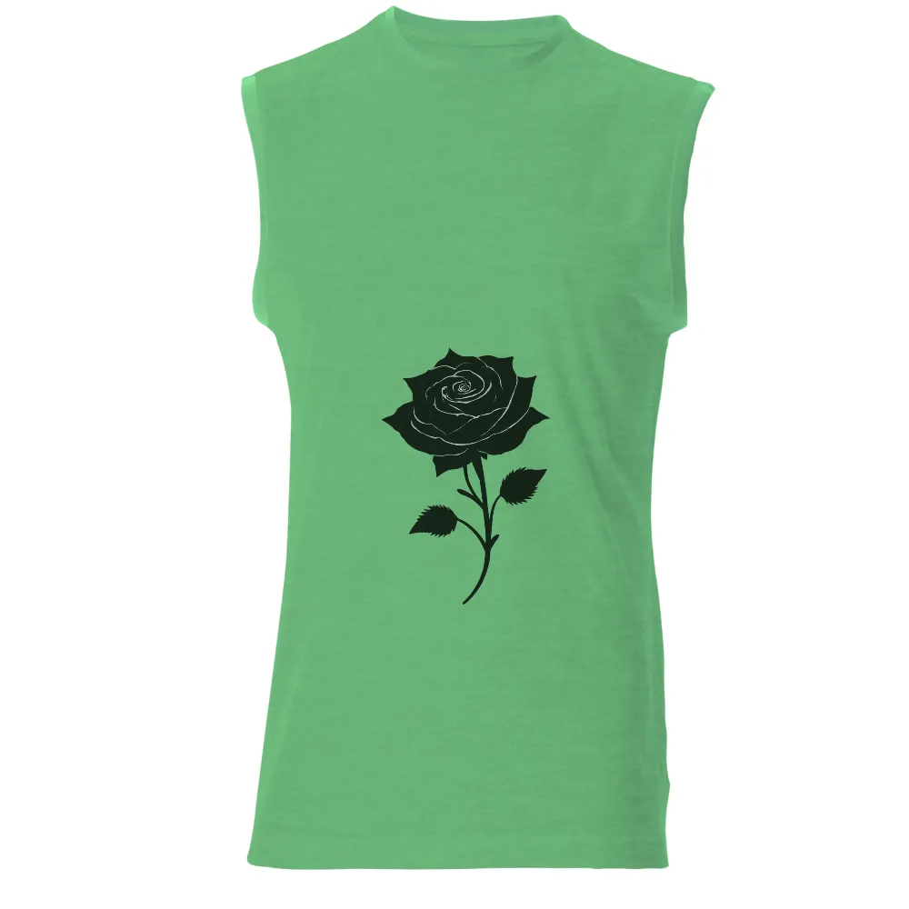 Vintage Rose Elegance Graphic: Timeless Beauty Meets Modern Simplicity|classic shirt roblox