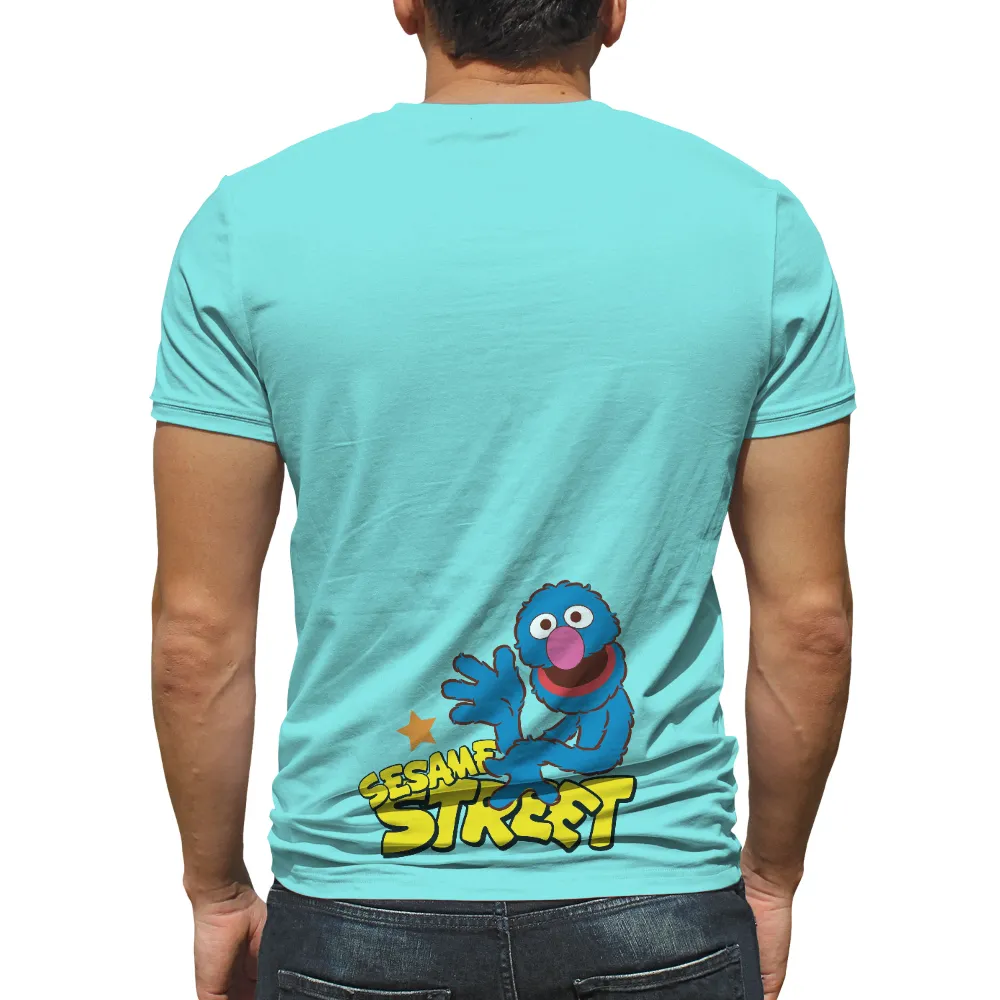 Customized Tee Shirts: Grover's Joyful Wave from Sesame Street|star wars valentines day shirt