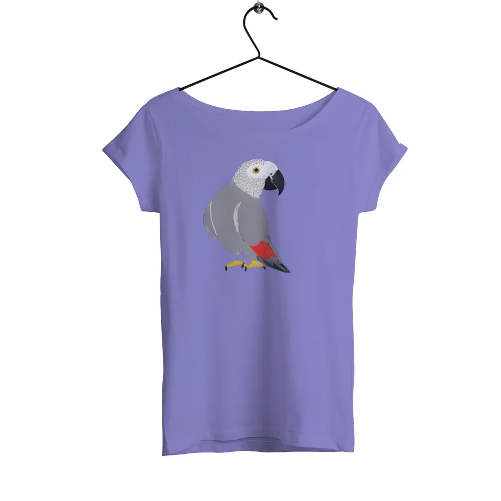 African Grey Parrot T-Shirts Pattern: Nature's Intelligence|larry bird shooting jacket