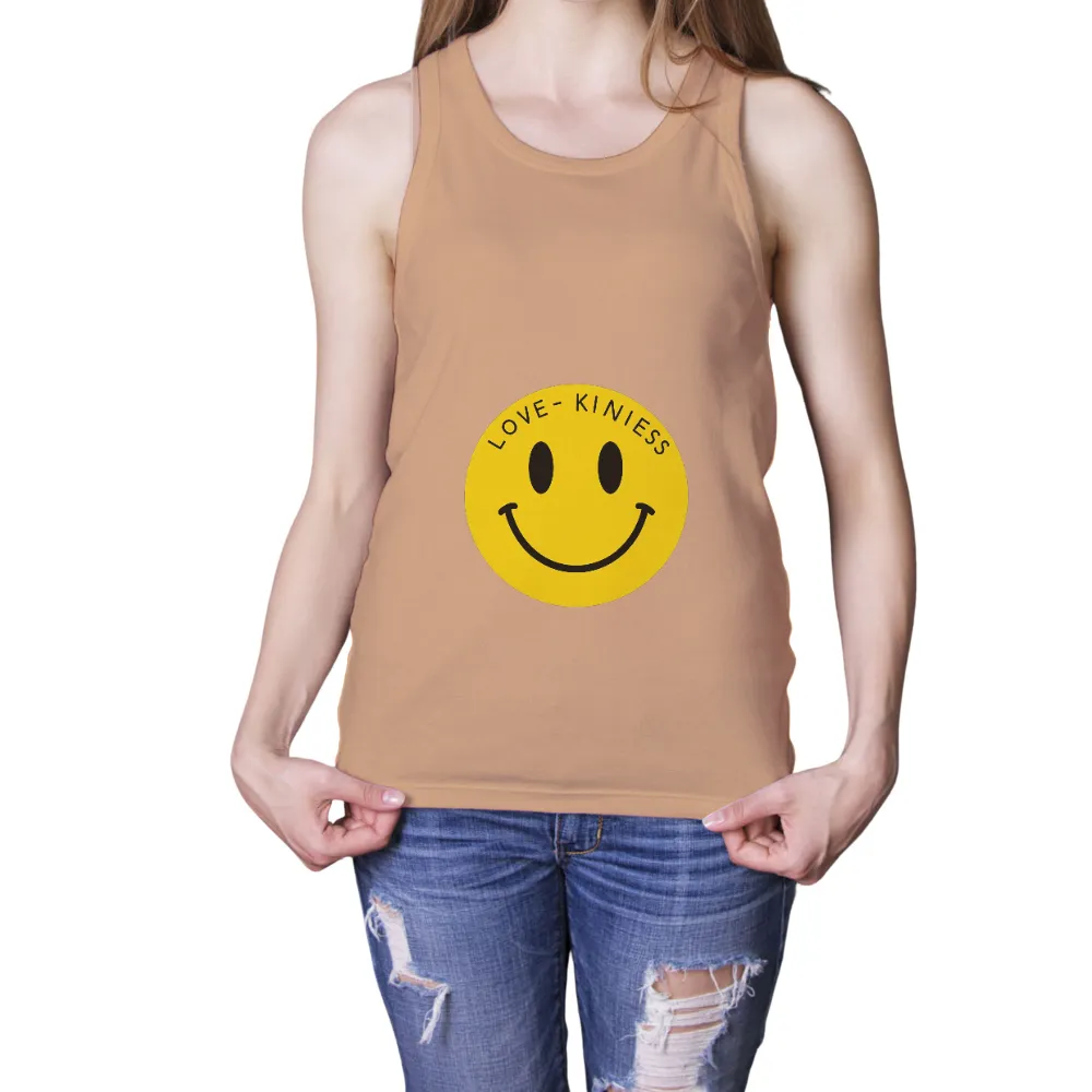 Spread Positivity with Smiley Face Love-Kiniess Design|mardi gras smiley face sweatshirt