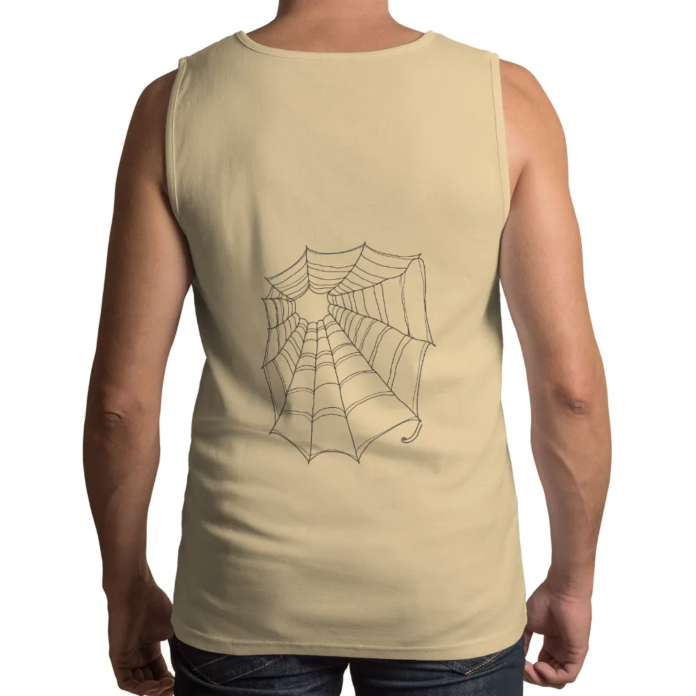 Spider Web T-Shirt: Intricate Design and Life Theme | TShirt Printing| mysterious web