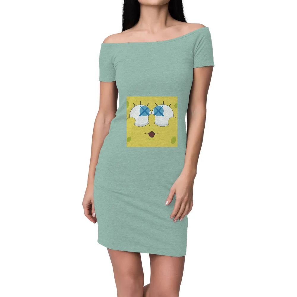 T-Shirts Pattern: SpongeBob Crossed Eyes Surprise|neon genesis evangelion spongebob shirt