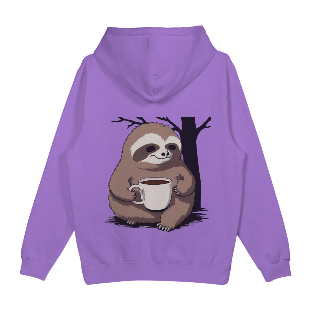 Custom T-Shirt Printing: Sloth Coffee Lover - Funny & Quotes|coffee and camping shirt