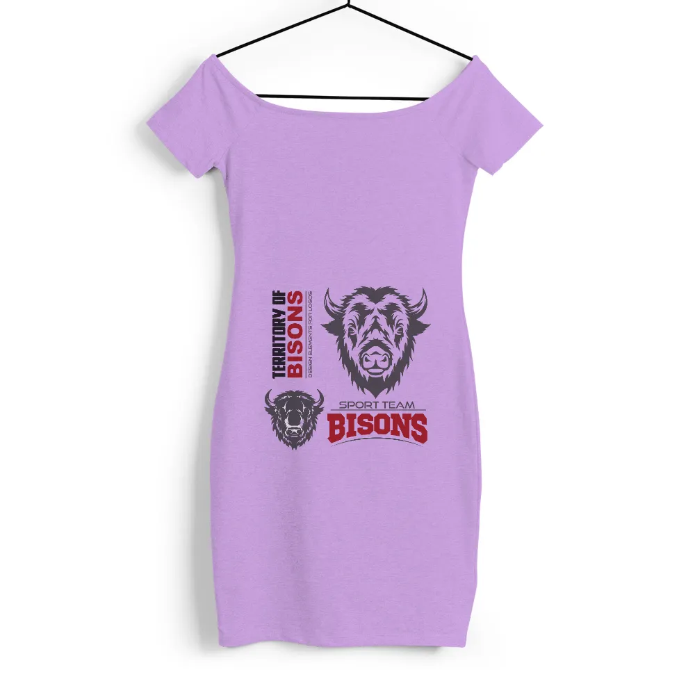 T-Shirts Design: Bold Bison - Strength and Unity|nba team logo t shirt