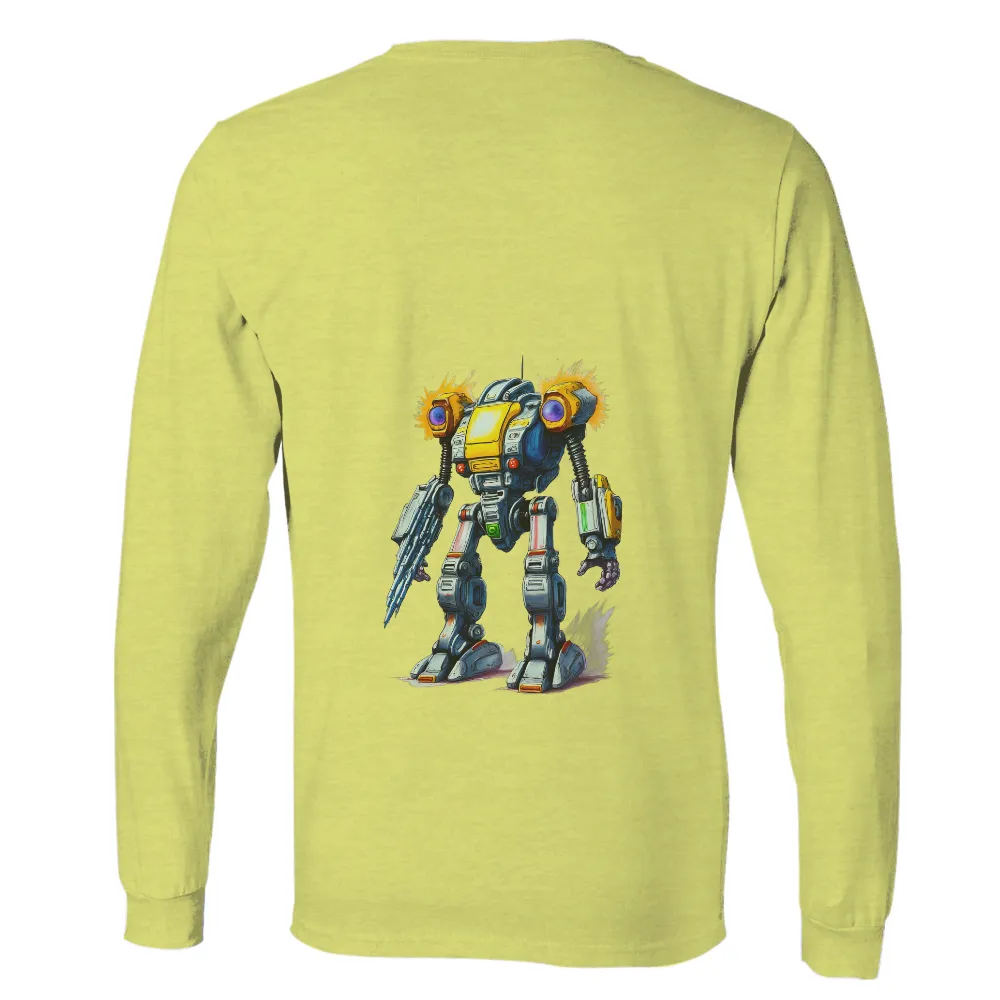 TShirt Printing: Cyberpunk Mech - Future Retro Sci-Fi Art|it's not cartoon it's anime shirt