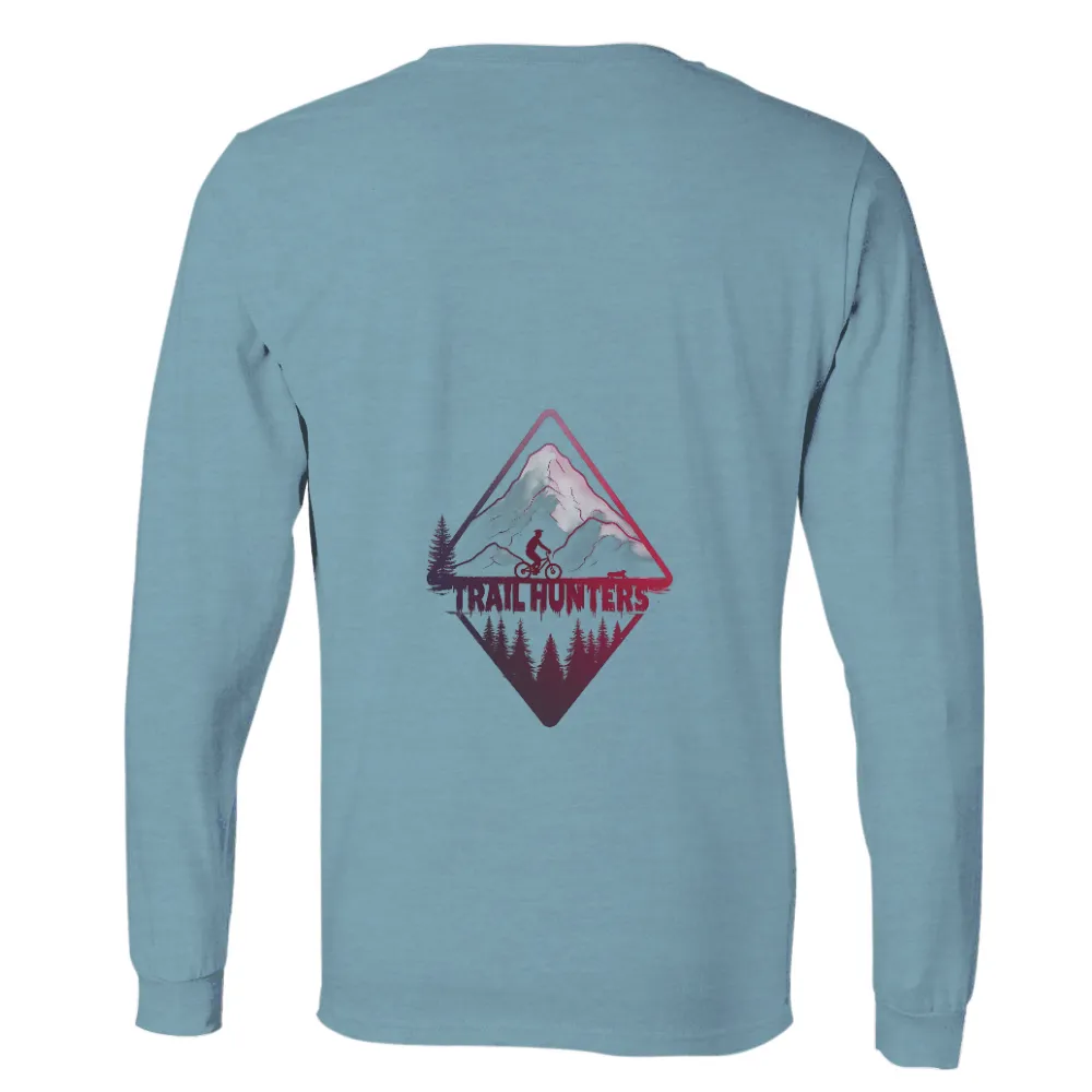 Custom Tee Shirts: Trailhunters - Adventure Awaits| TRAILHUNTERS text