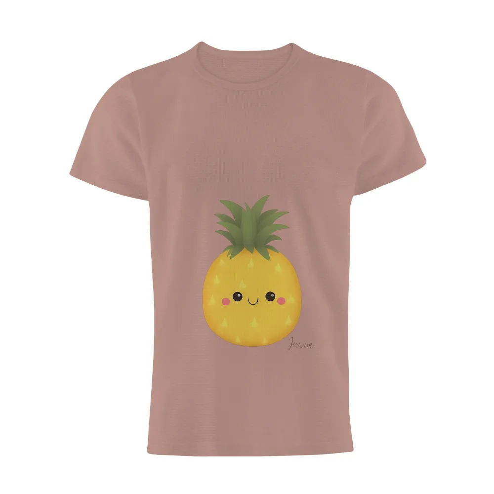 TShirt Design: Cheerful Pineapple - Whimsical and Bright|cute family 4th of july shirts